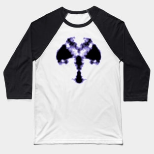 Abstract Rorschach inkblot Baseball T-Shirt